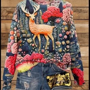 Deer sweater